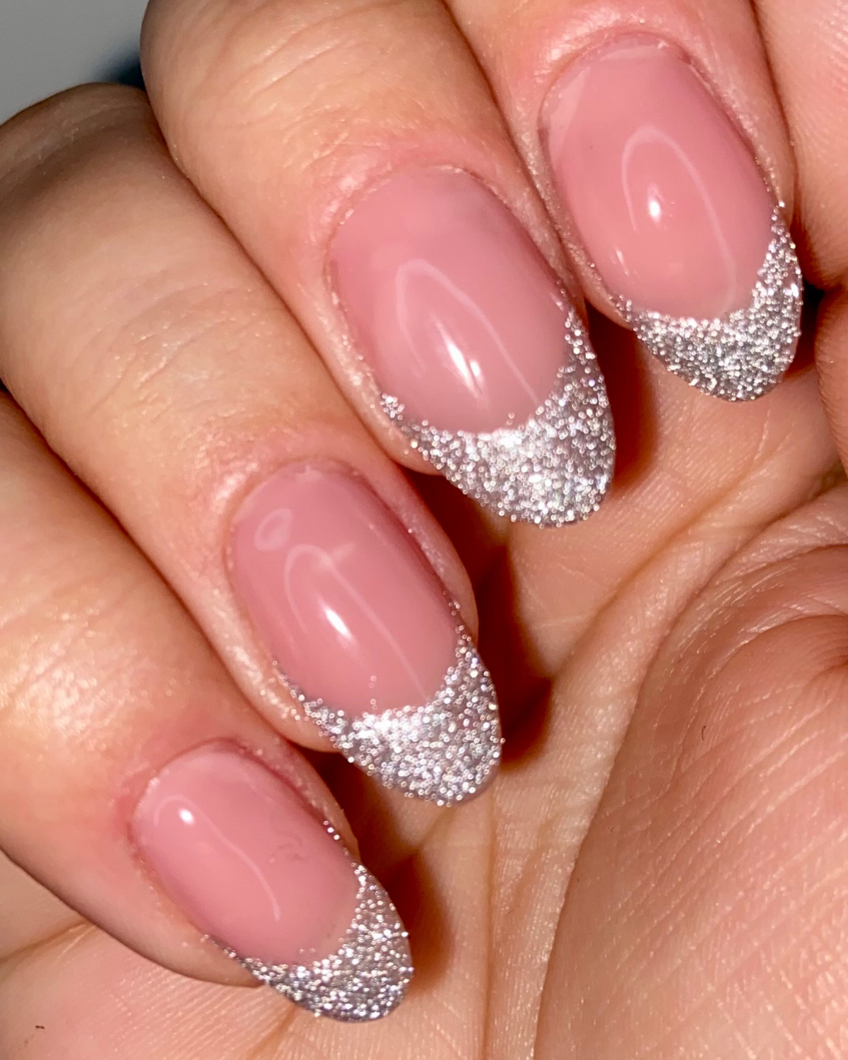 Glitter French Tips That Shine Bright