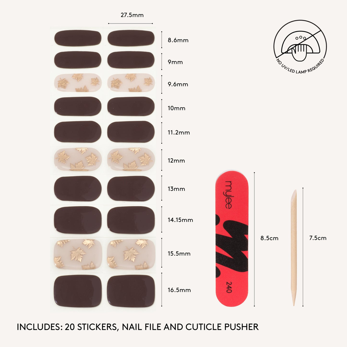 Mylee Gel Nail Wraps - Out & About