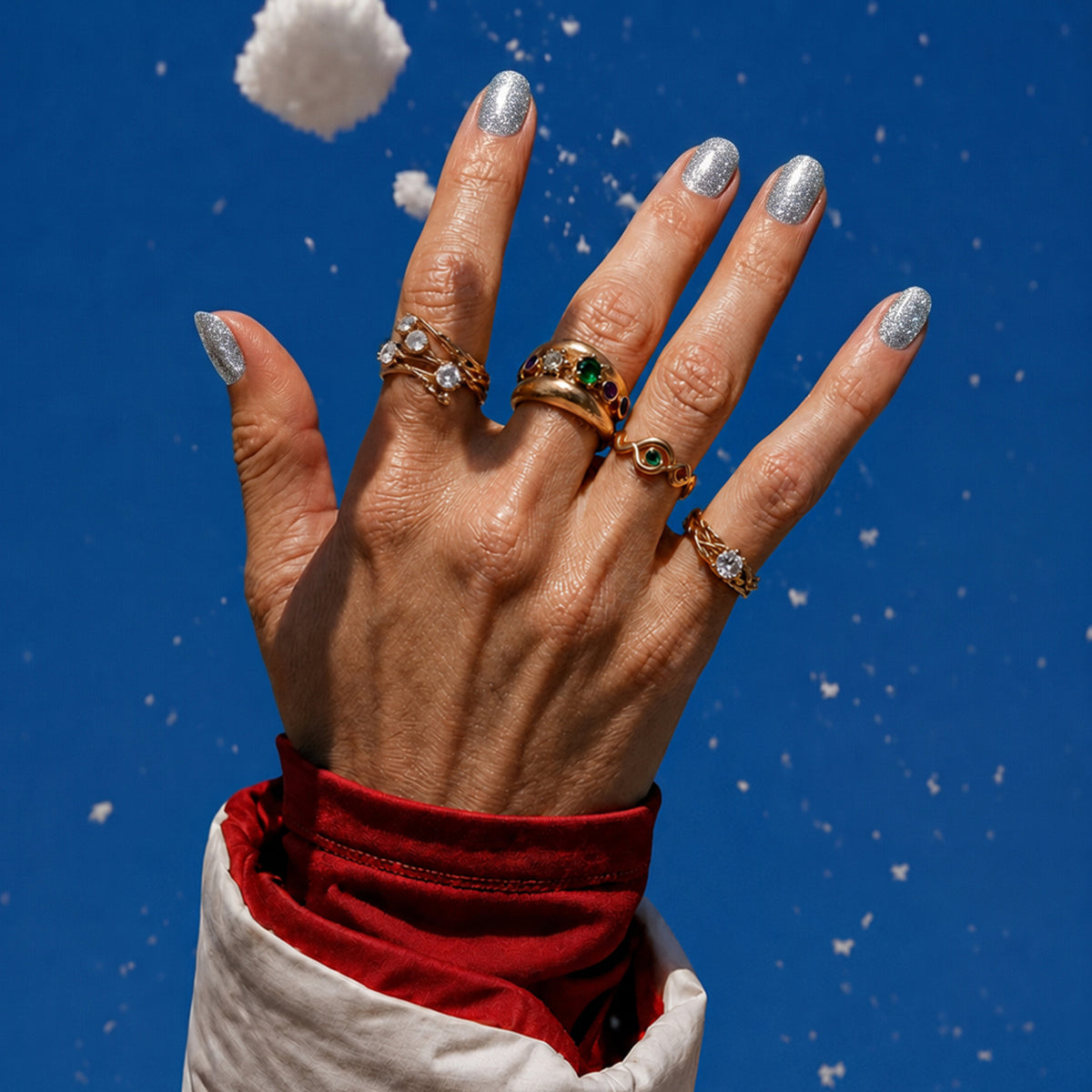 Gel Polish Trio with Mixing Palette and Ombre Brush - Sleigh Girl