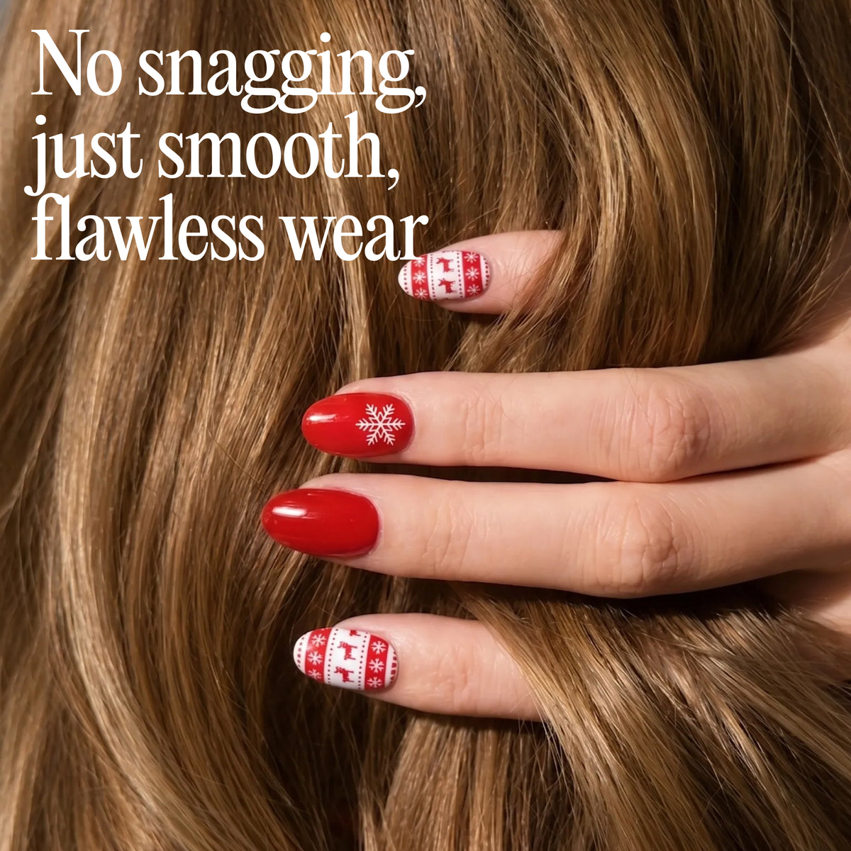 Gel Nail Wraps - Ski Lodge