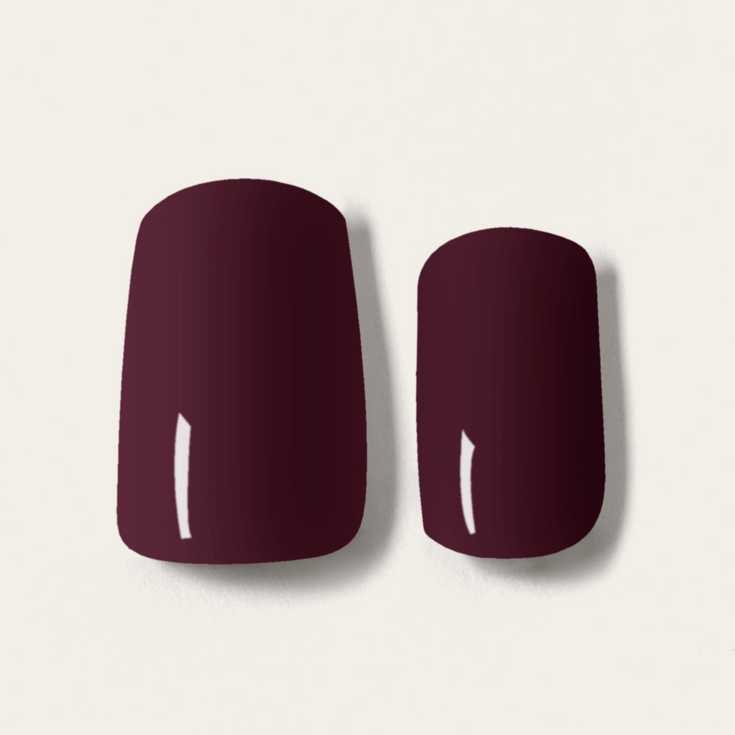 Mylee Gel Nail Wraps - Cherry Noir