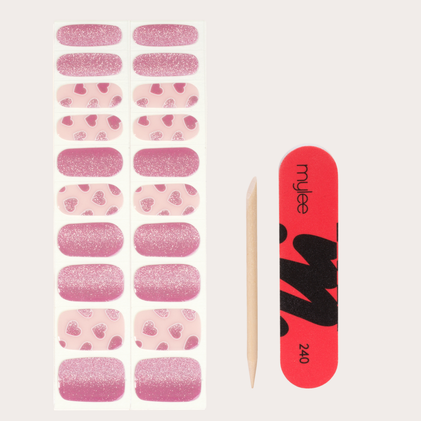 Mylee In a Heartbeat Gel Nail Wraps