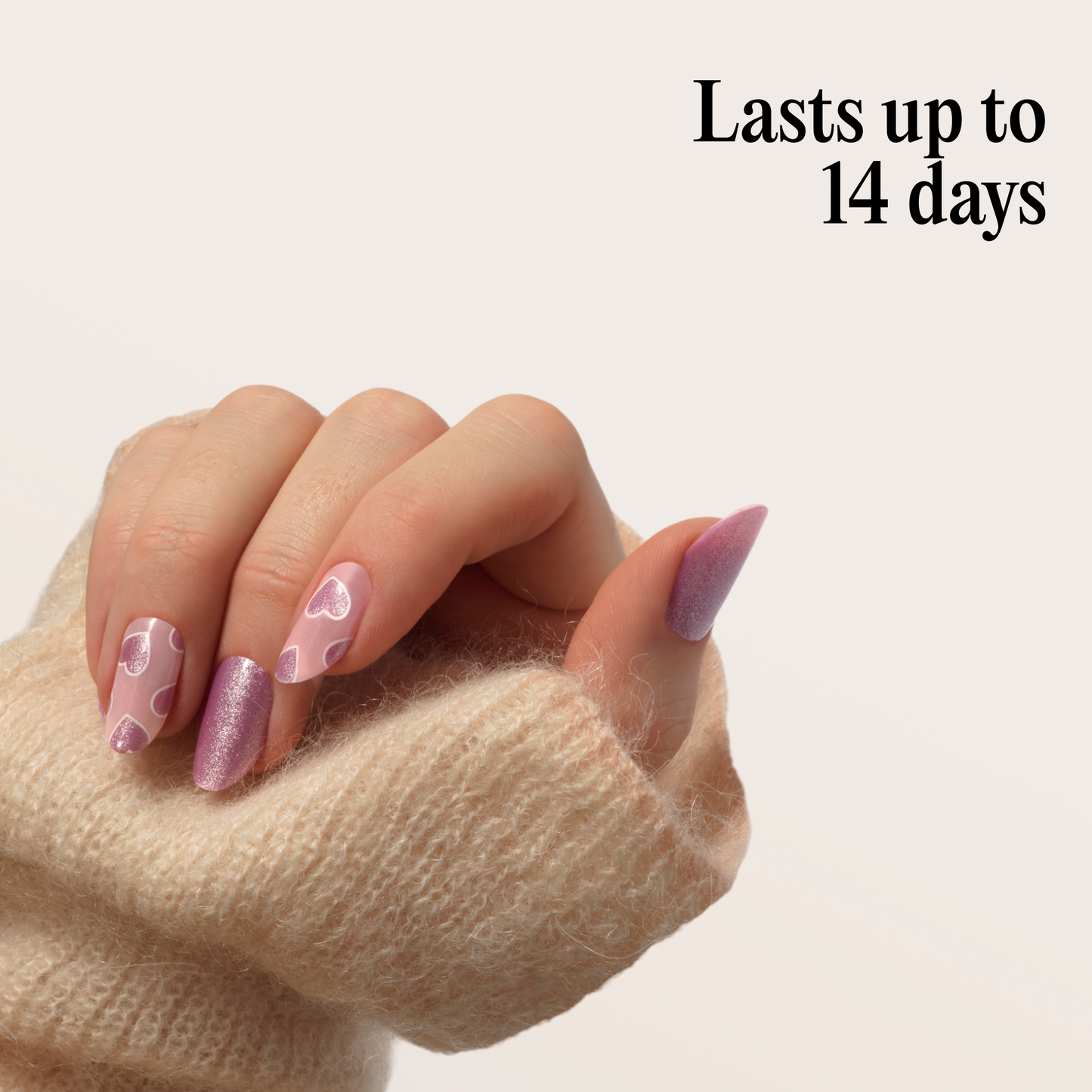 Mylee Gel Nail Wraps - In a Heartbeat