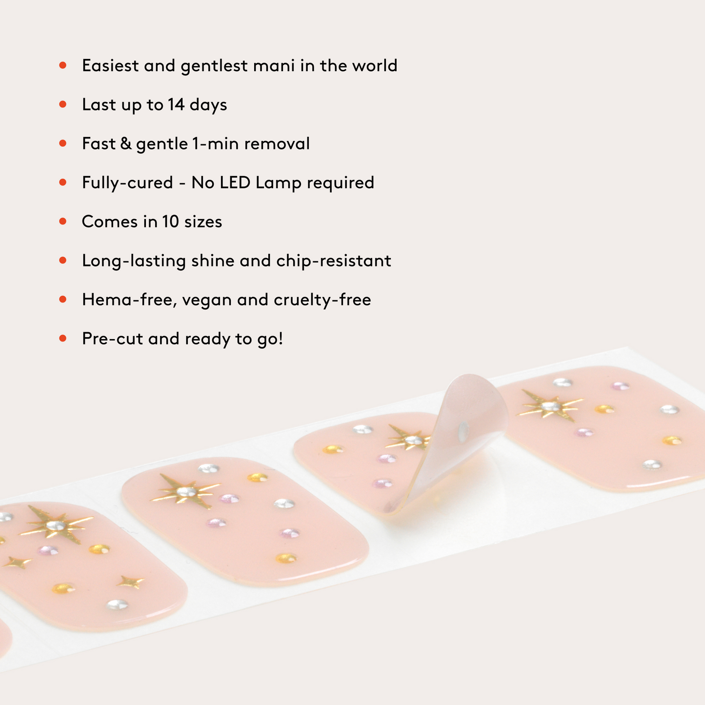 Mylee Gel Nail Wraps - Tinsel Twinkle