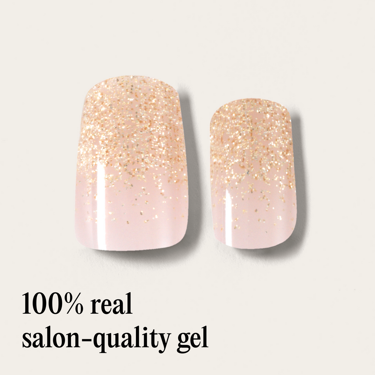 Mylee Gel Nail Wraps - Pink Champers
