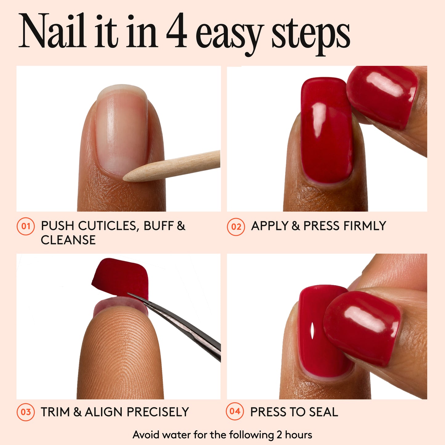 Mylee Gel Nail Wraps - Sunday Best