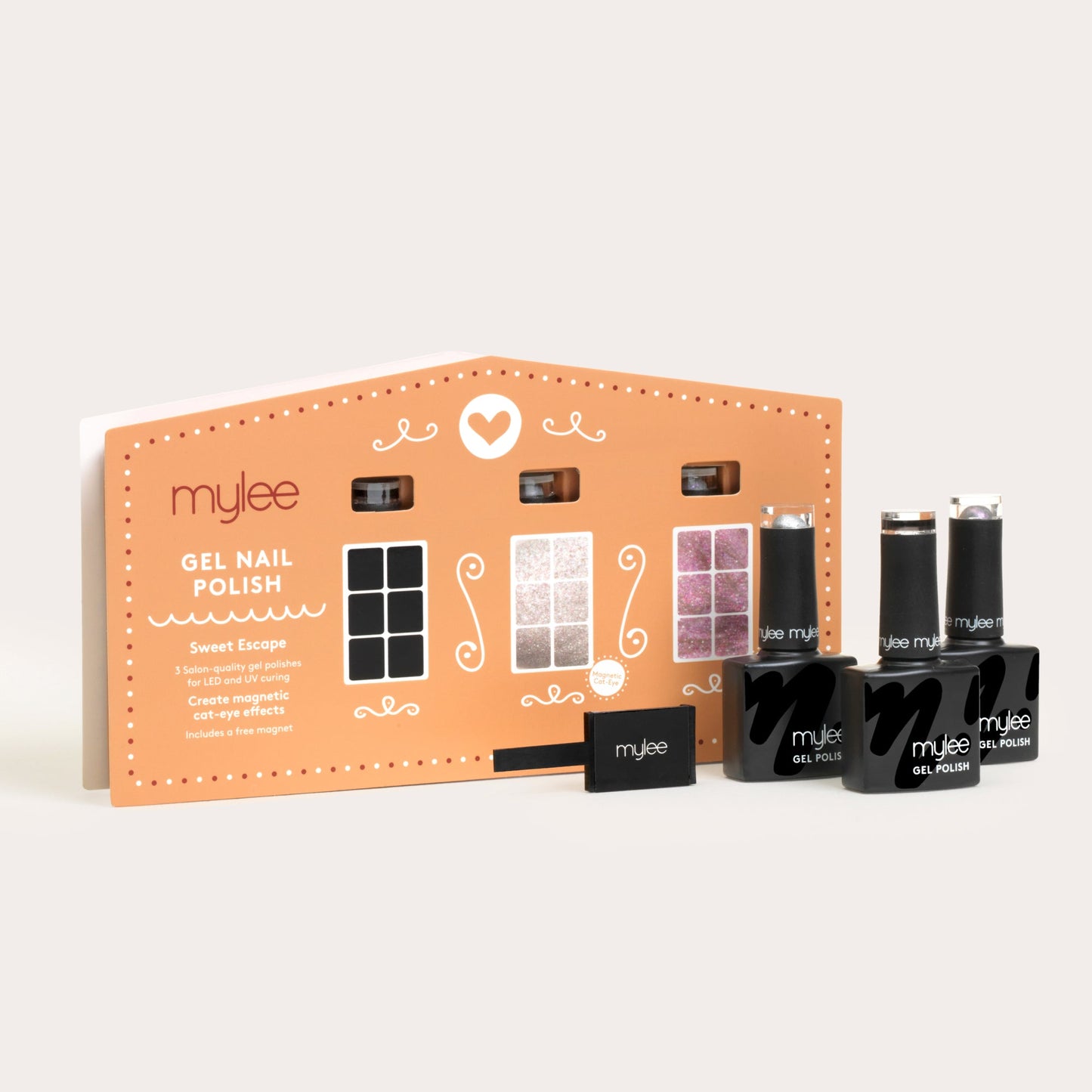 Mylee Gel Polish Sweet Escape Bundle - 3x8ml with magnet