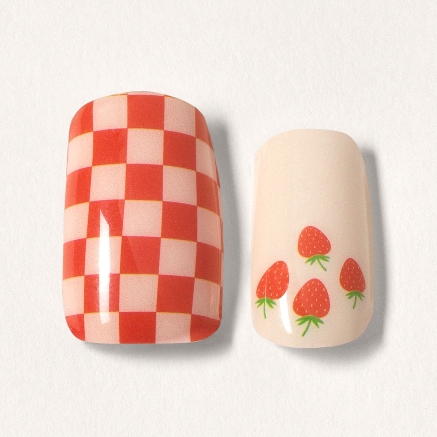 Mylee Gel Nail Wraps - Berries & Cream