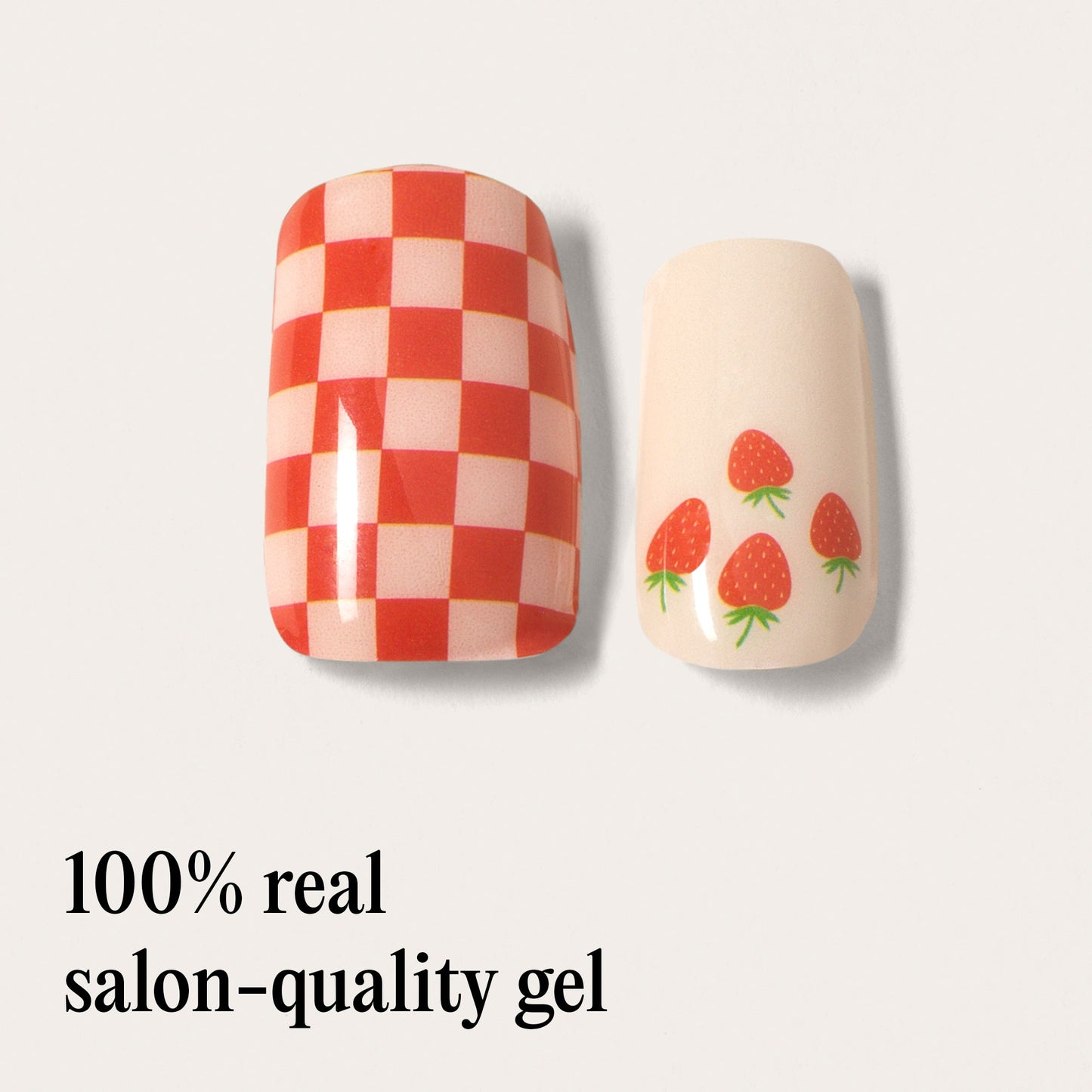 Mylee Gel Nail Wraps - Berries & Cream