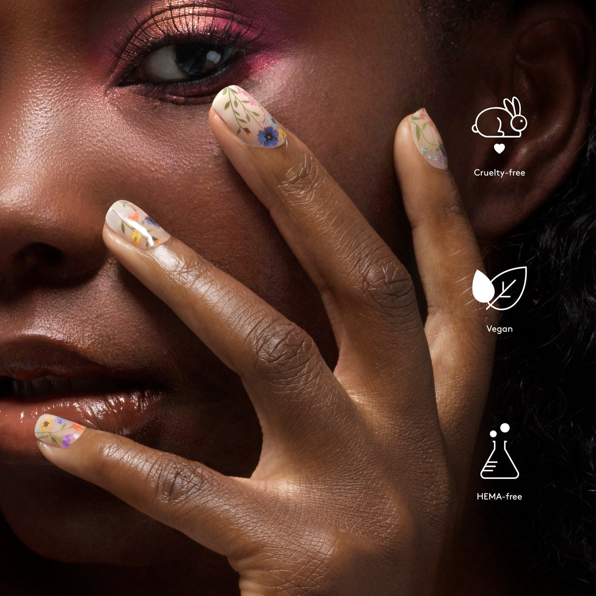 Mylee Gel Nail Wraps - Blooming Lovely