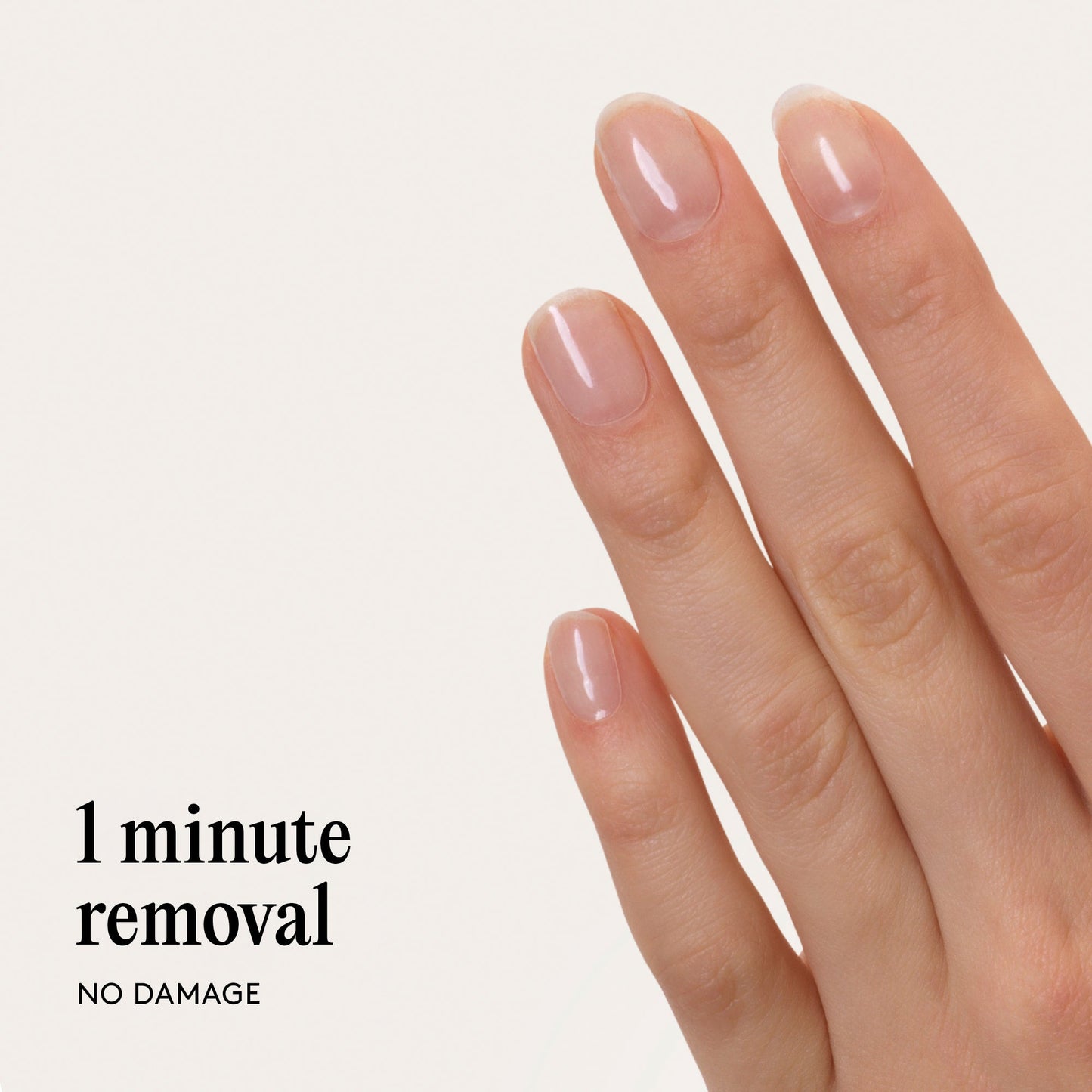 Mylee Gel Nail Wraps - Clear As Day