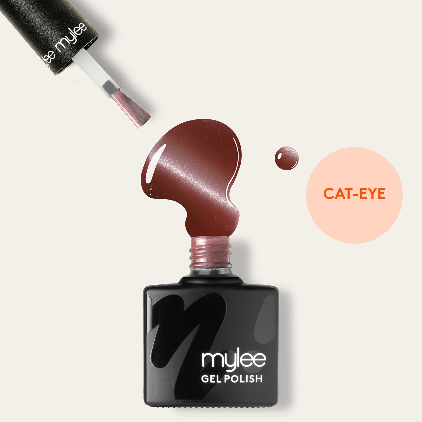 Mylee Cat-Eye Gel Polish - Pink Sands