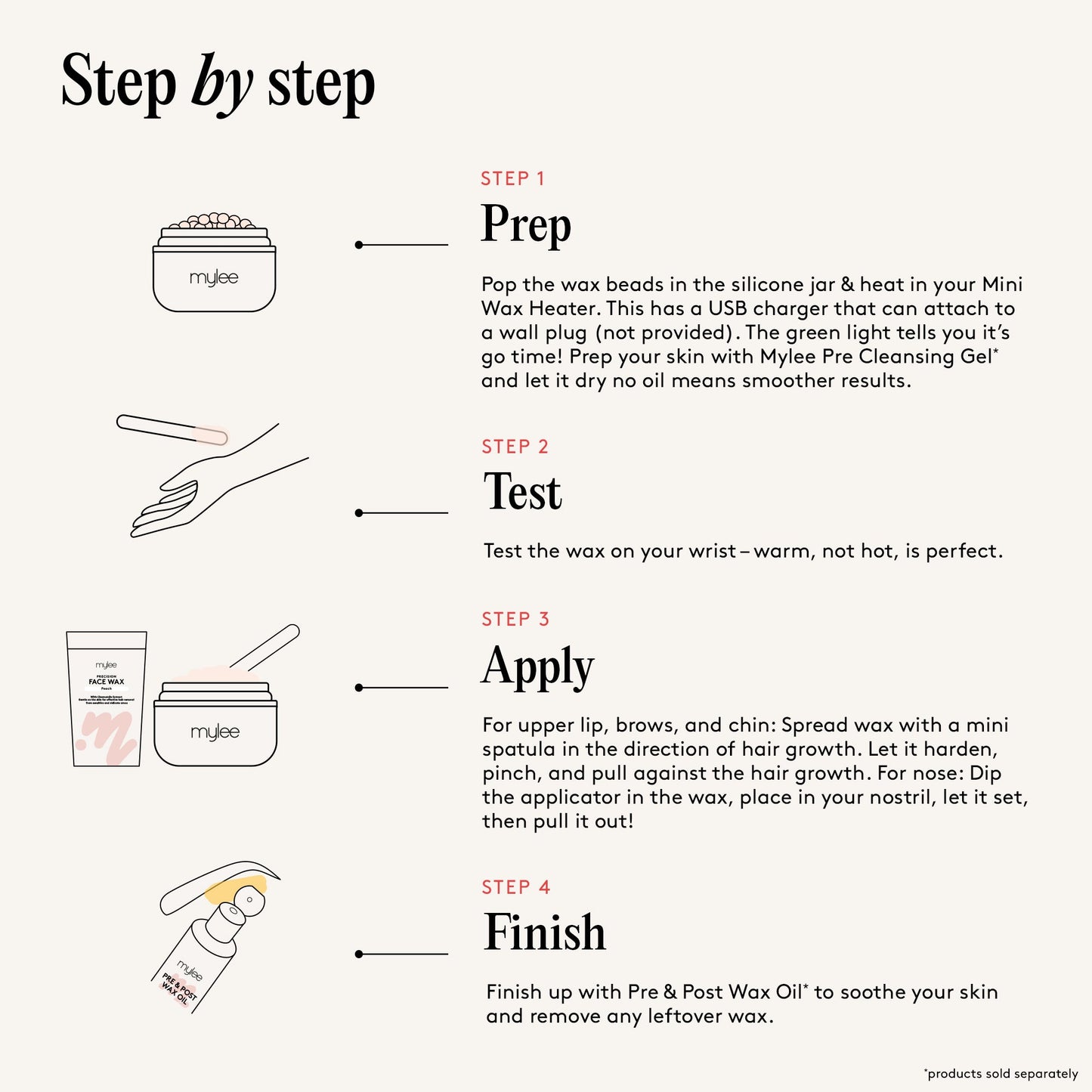 Mylee Precision Face Wax 250g