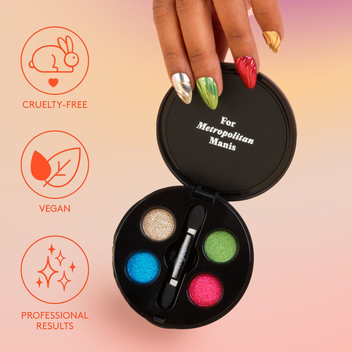 Mylee Pressed Chrome Palette - Camden