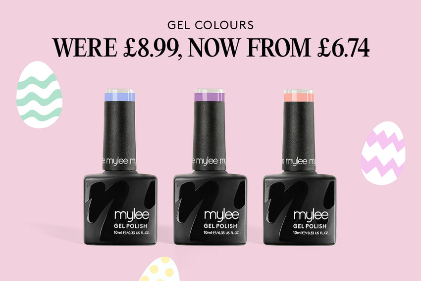 Choose from over 200 egg-citing shades of long-lasting gel polishes