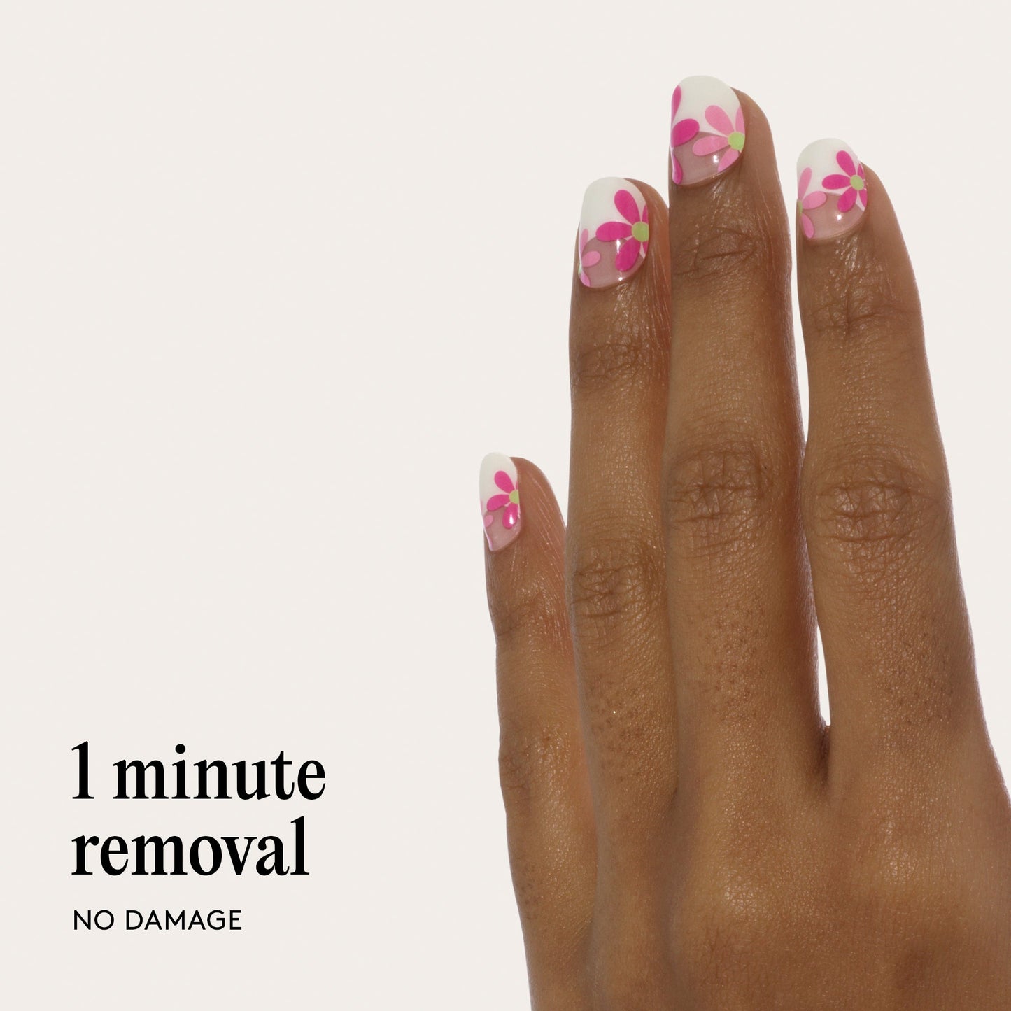 Mylee Gel Nail Wraps - The French Garden