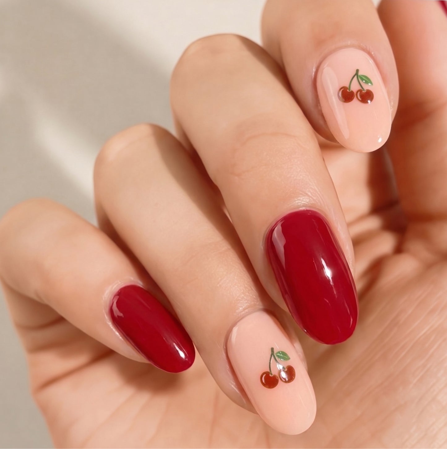 Mylee Gel Nail Wraps - Cherry-Picked