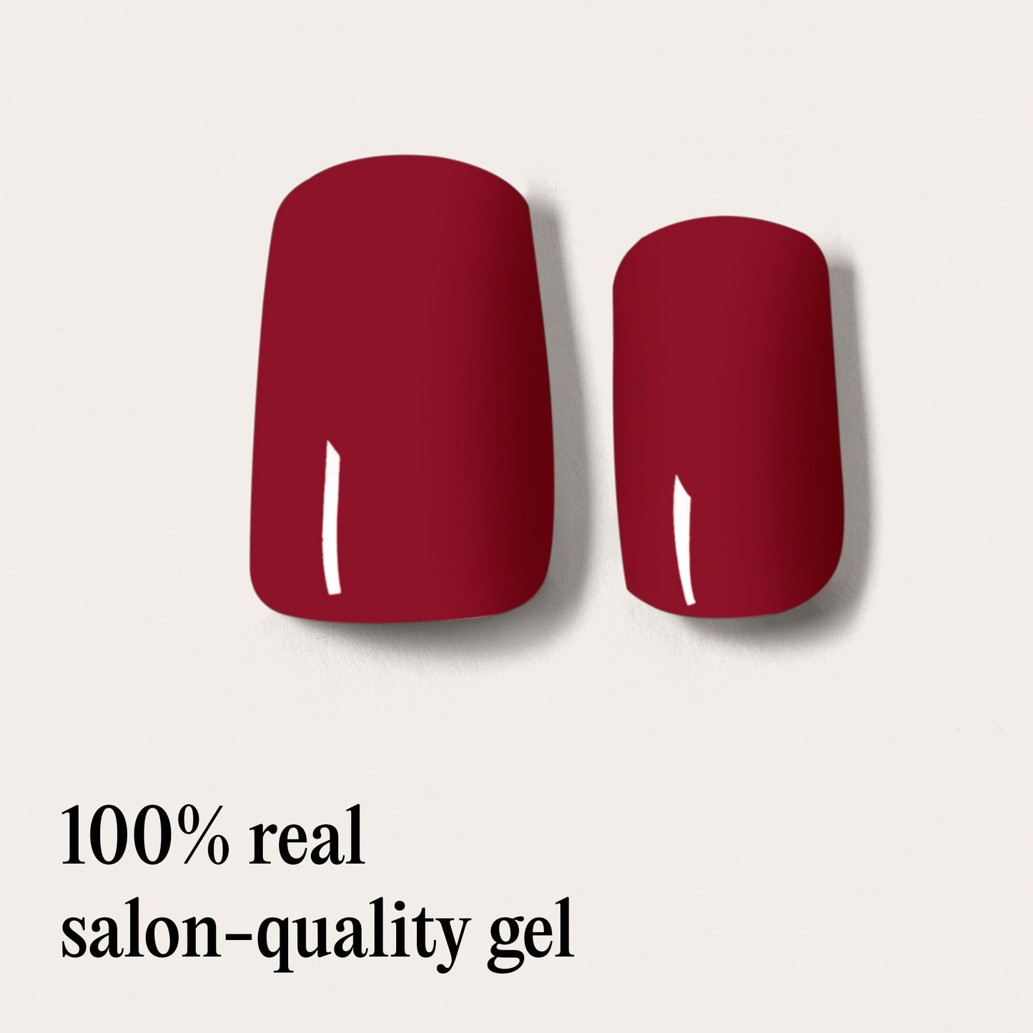 Mylee Gel Nail Wraps - As Red As It Gets