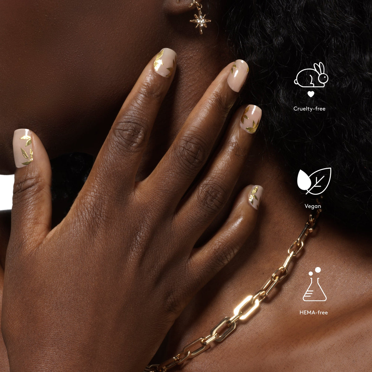 Mylee Gel Nail Wraps - Golden Era
