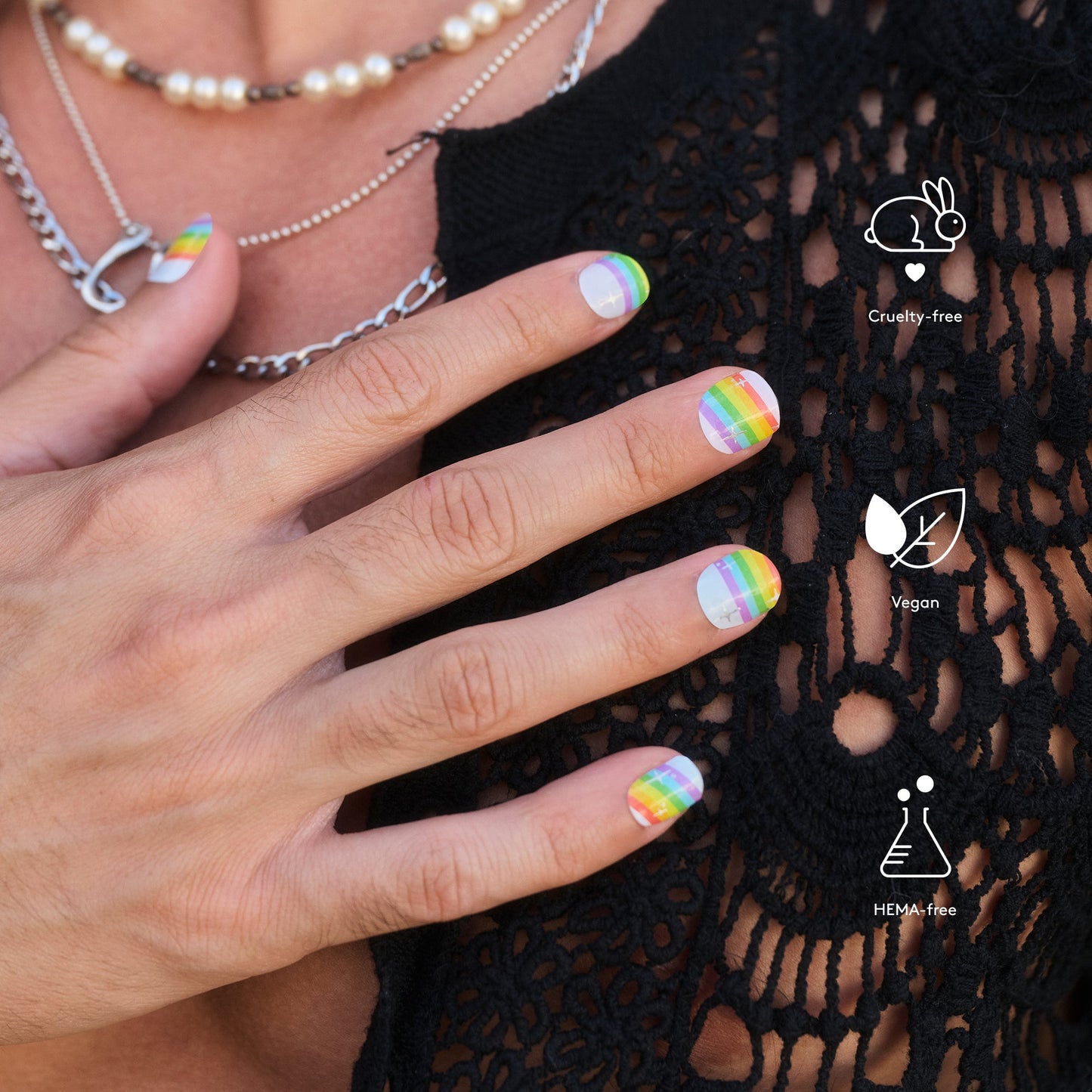 Mylee Gel Nail Wraps - Loud & Proud