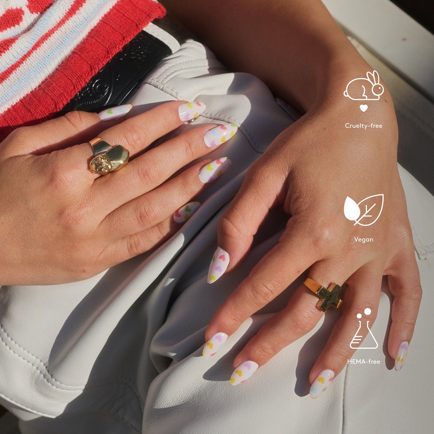 Mylee Gel Nail Wraps - Love is Love