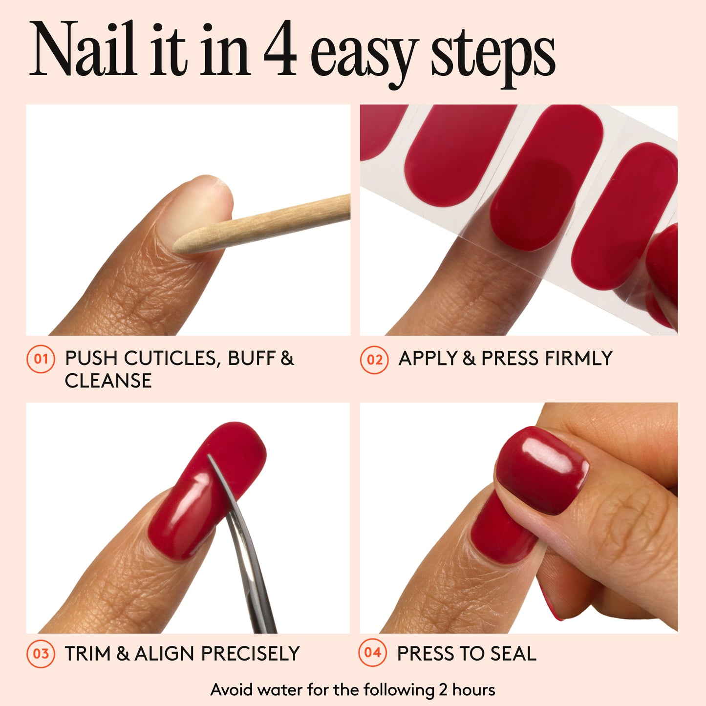 Mylee Gel Nail Wraps - Back To Nature