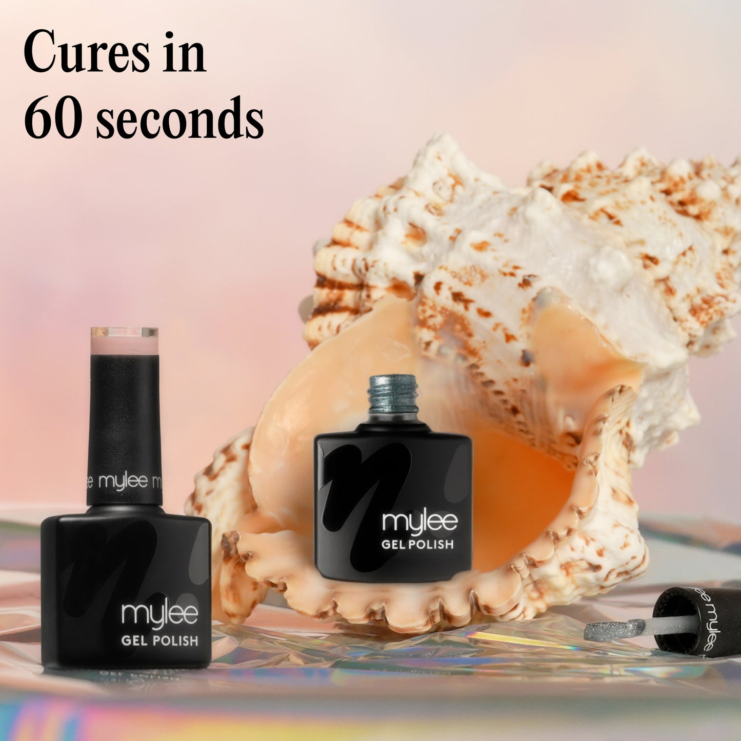 Mylee Cat-Eye Gel Polish Duo With Magnet - Sunset Shells