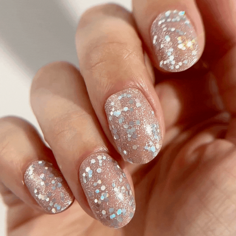 Mylee Gel Nail Wraps - Candy Floss