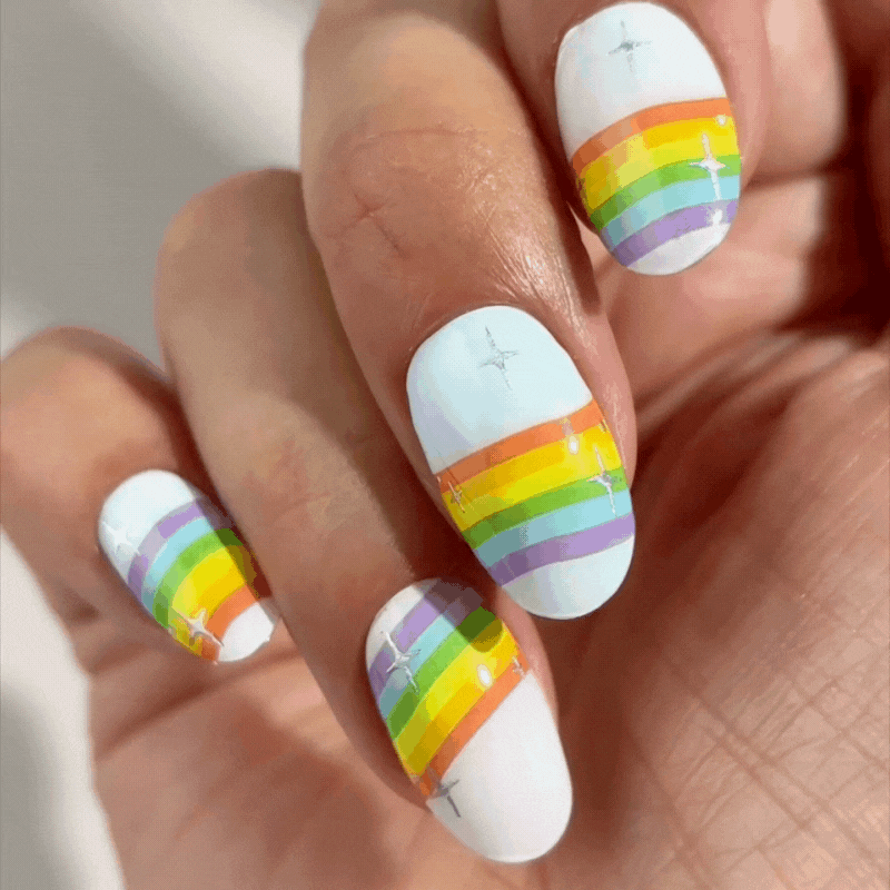 Mylee Gel Nail Wraps - Loud & Proud