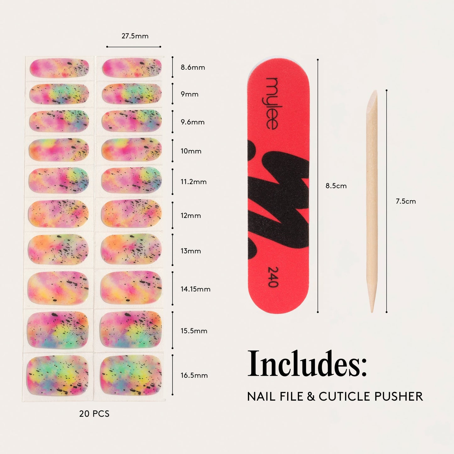Mylee Gel Nail Wraps - Modern Masterpiece