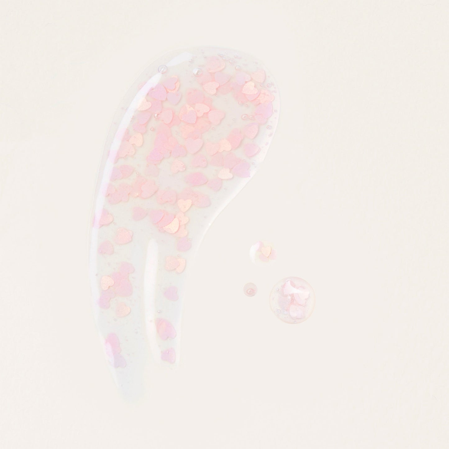Mylee No Wipe Top Coat Gel Polish - Heart Confetti