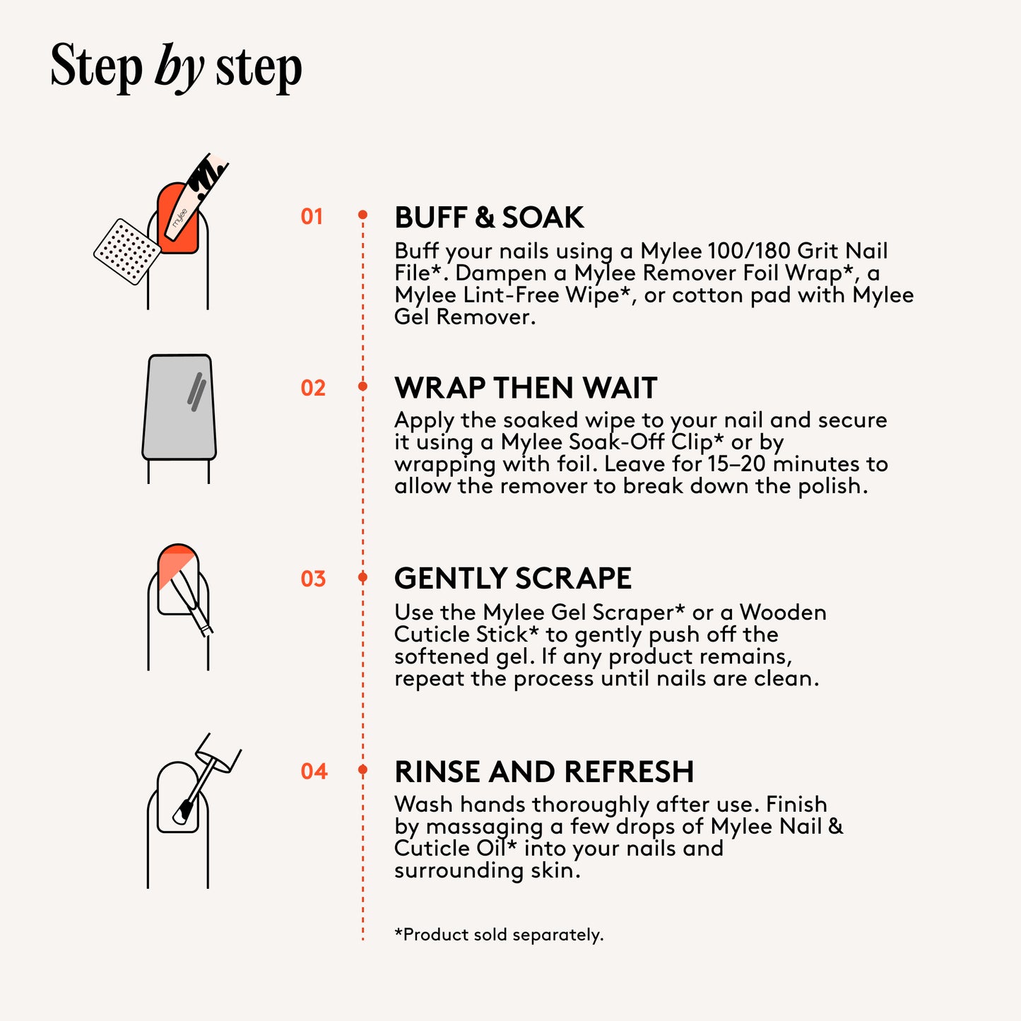 Mylee Gel Remover - 250ml