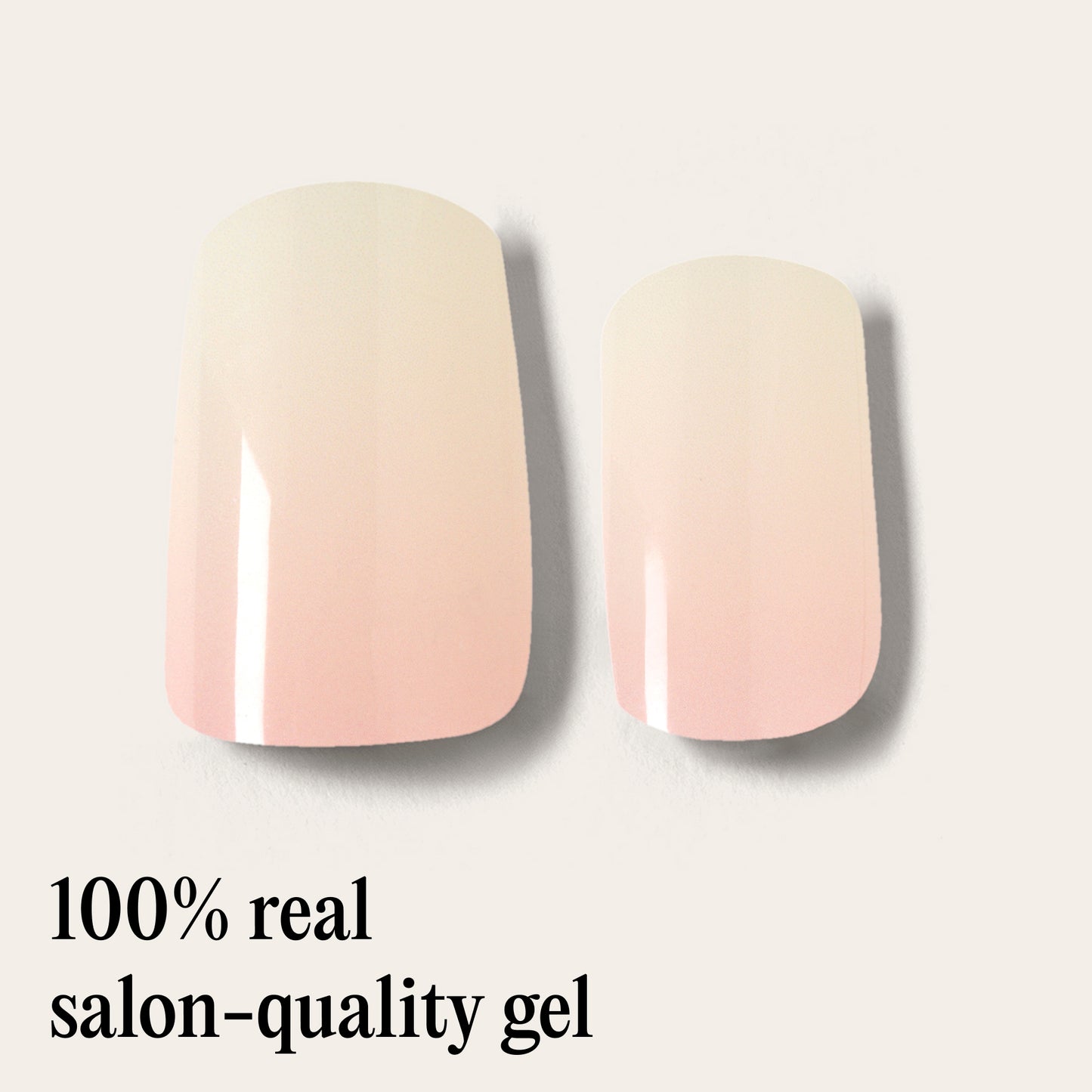 Mylee Gel Nail Wraps - Marshmallow Melt
