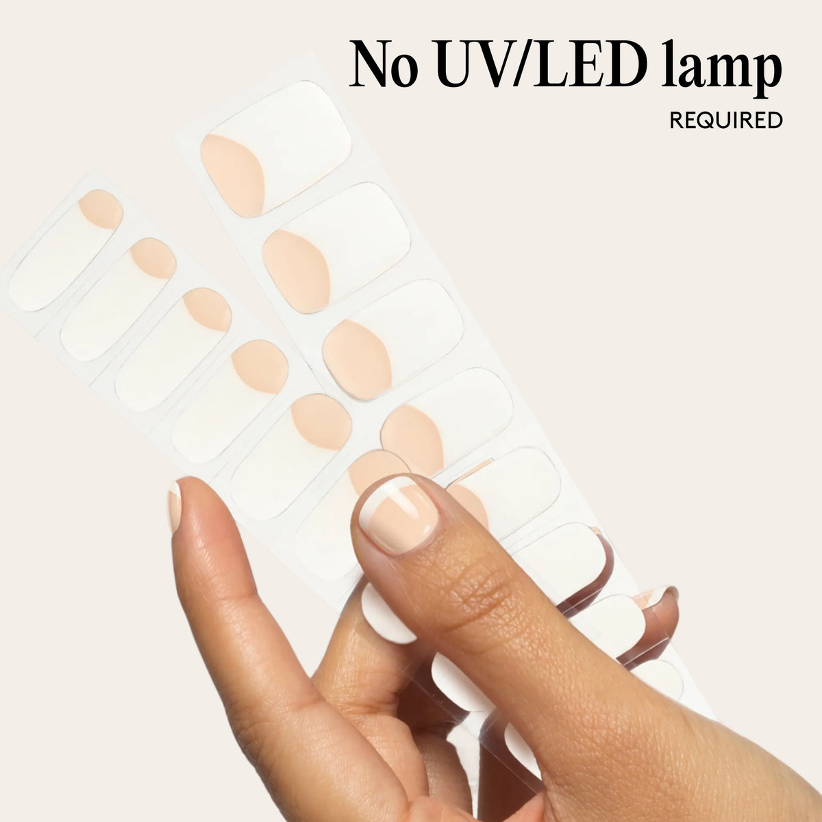 Mylee Gel Nail Wraps - Short Nail Bed French