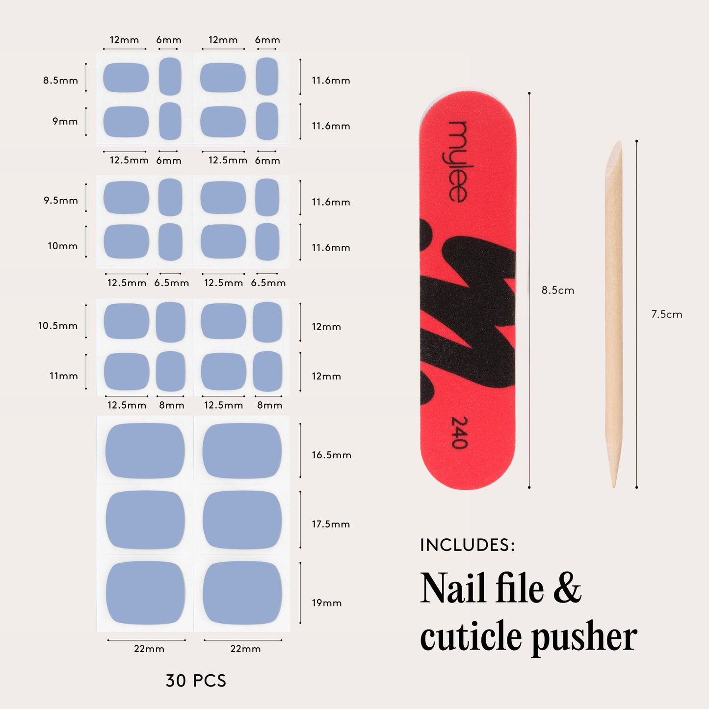 Mylee Gel Toe Wraps - Once In A Blue Moon