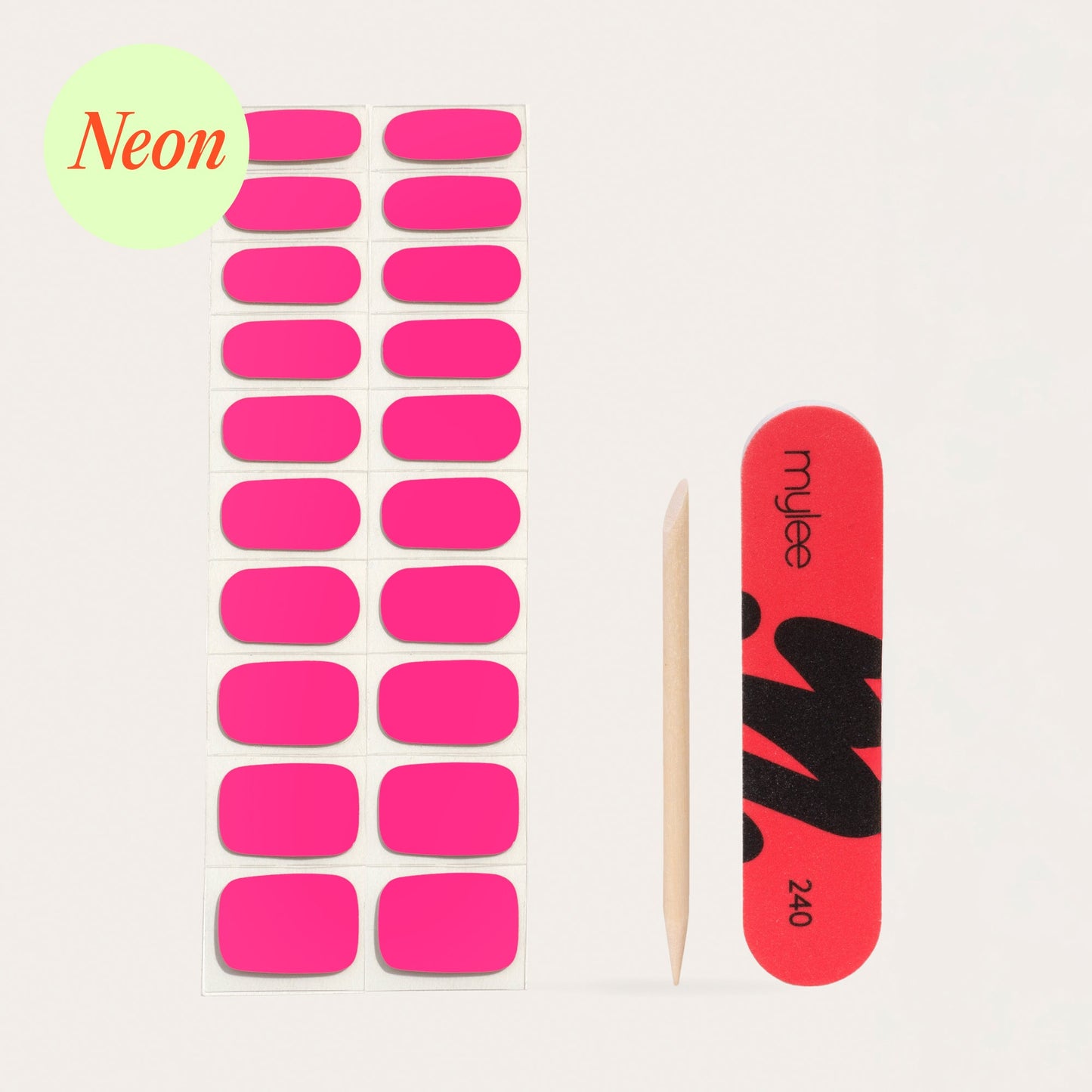Mylee Gel Nail Wraps - Pink Paradise