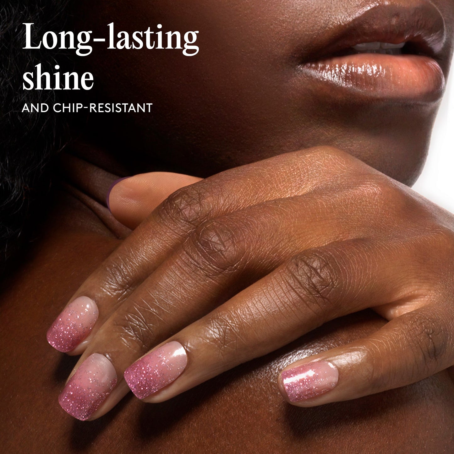 Mylee Gel Nail Wraps - Pink Stardust