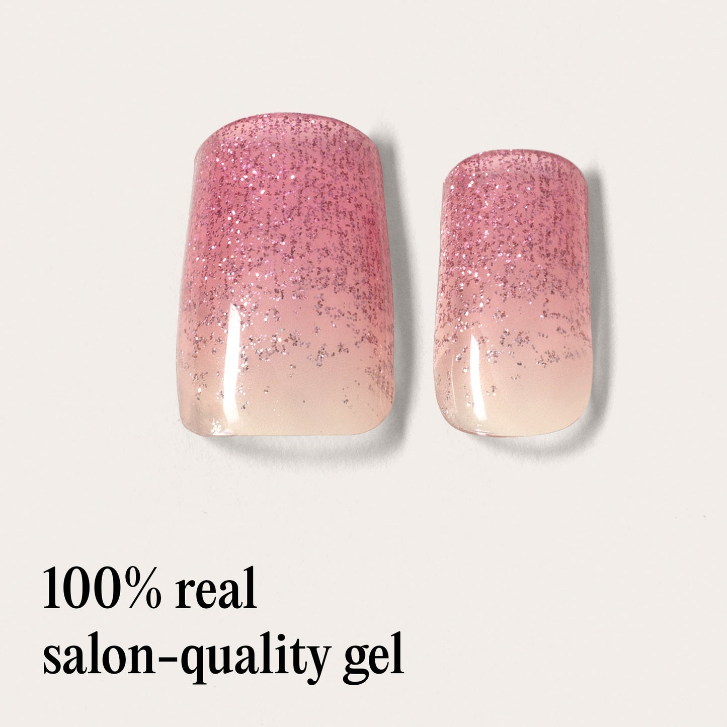 Mylee Gel Nail Wraps - Pink Stardust