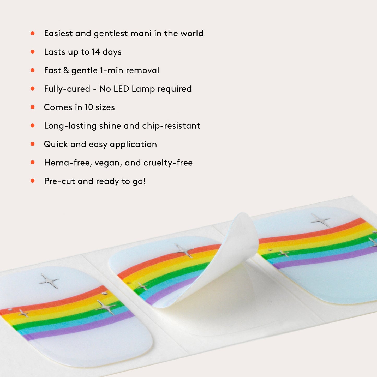 Mylee Gel Nail Wraps - Loud & Proud