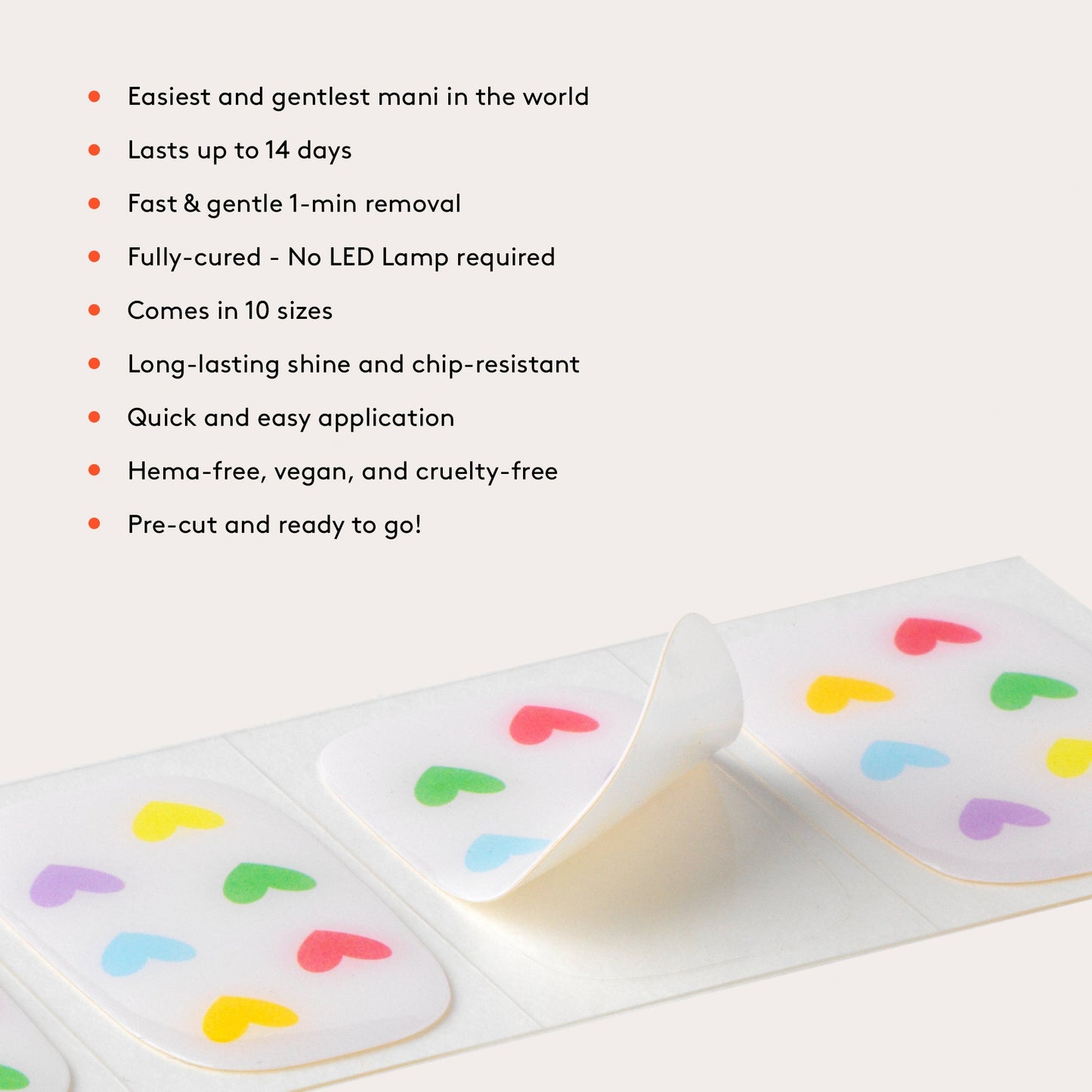 Mylee Gel Nail Wraps - Love is Love