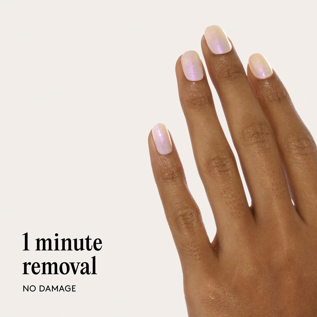 Mylee Gel Nail Wraps - Sea shell