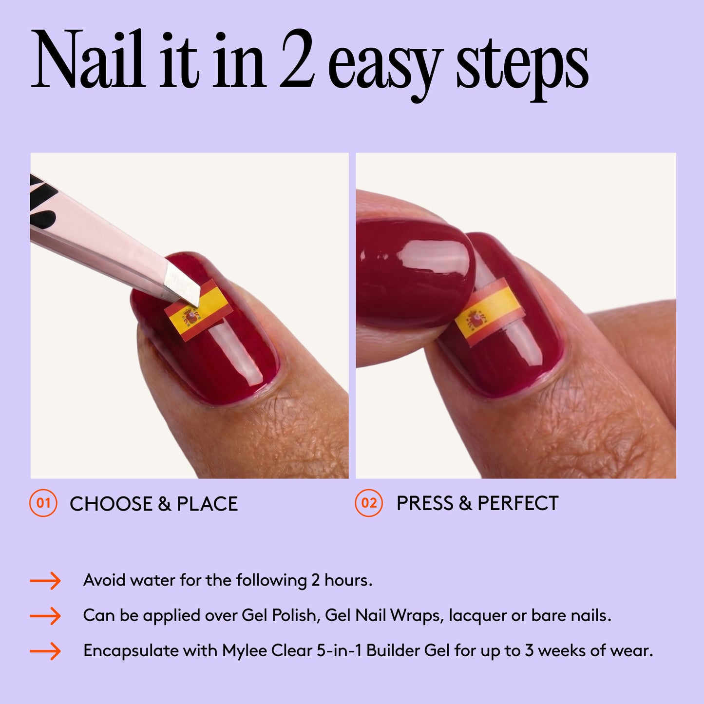 Mylee World Cup Nail Art Stickers