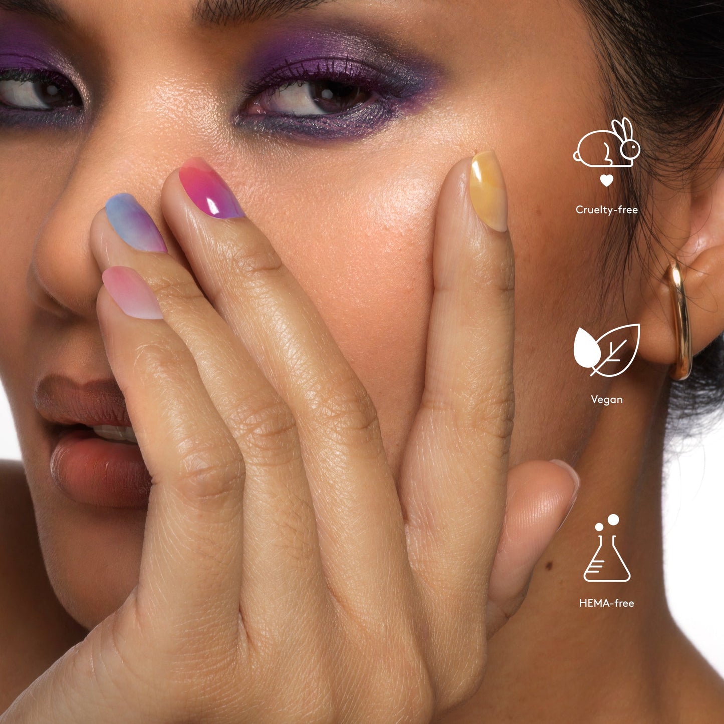 Mylee Gel Nail Wraps - Sunset Boulevard