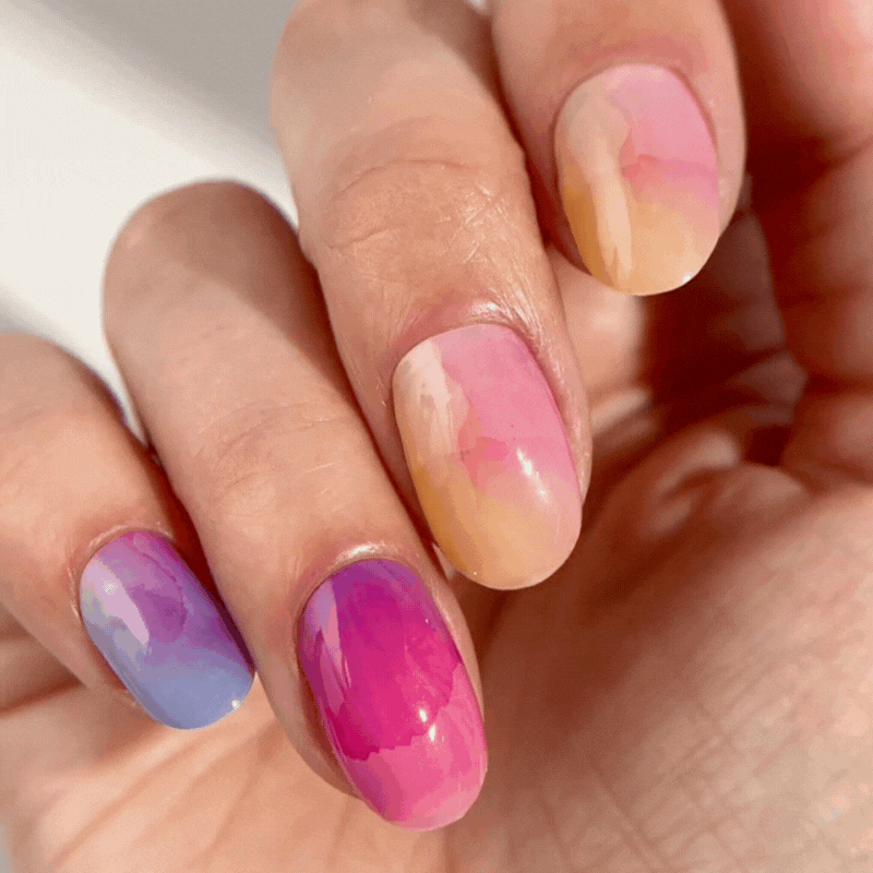 Mylee Gel Nail Wraps - Sunset Boulevard