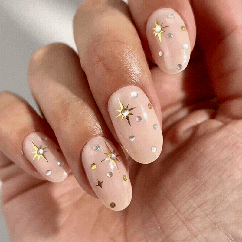 Mylee Gel Nail Wraps - Tinsel Twinkle