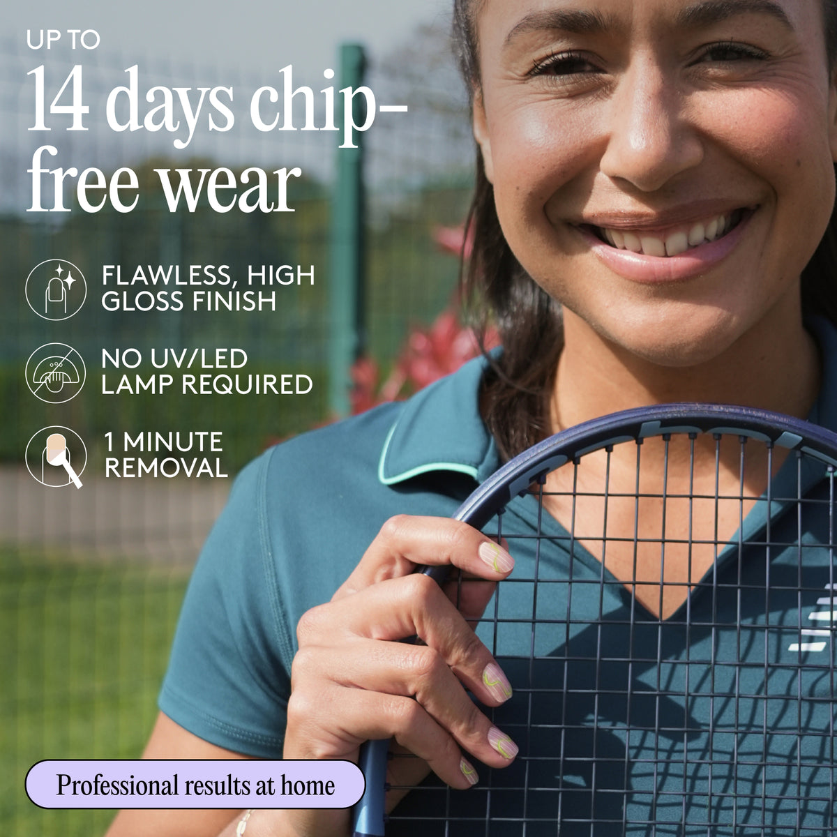 Mylee x Heather Watson Centre Court Gel Nail Wraps
