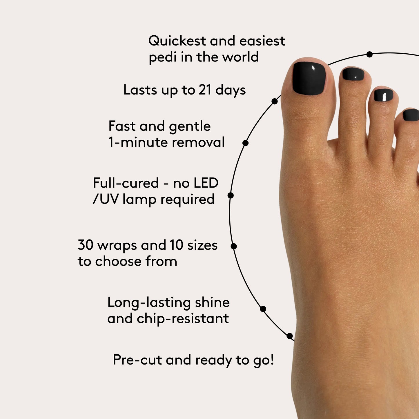 Mylee Gel Toe Wraps - Witching Hour