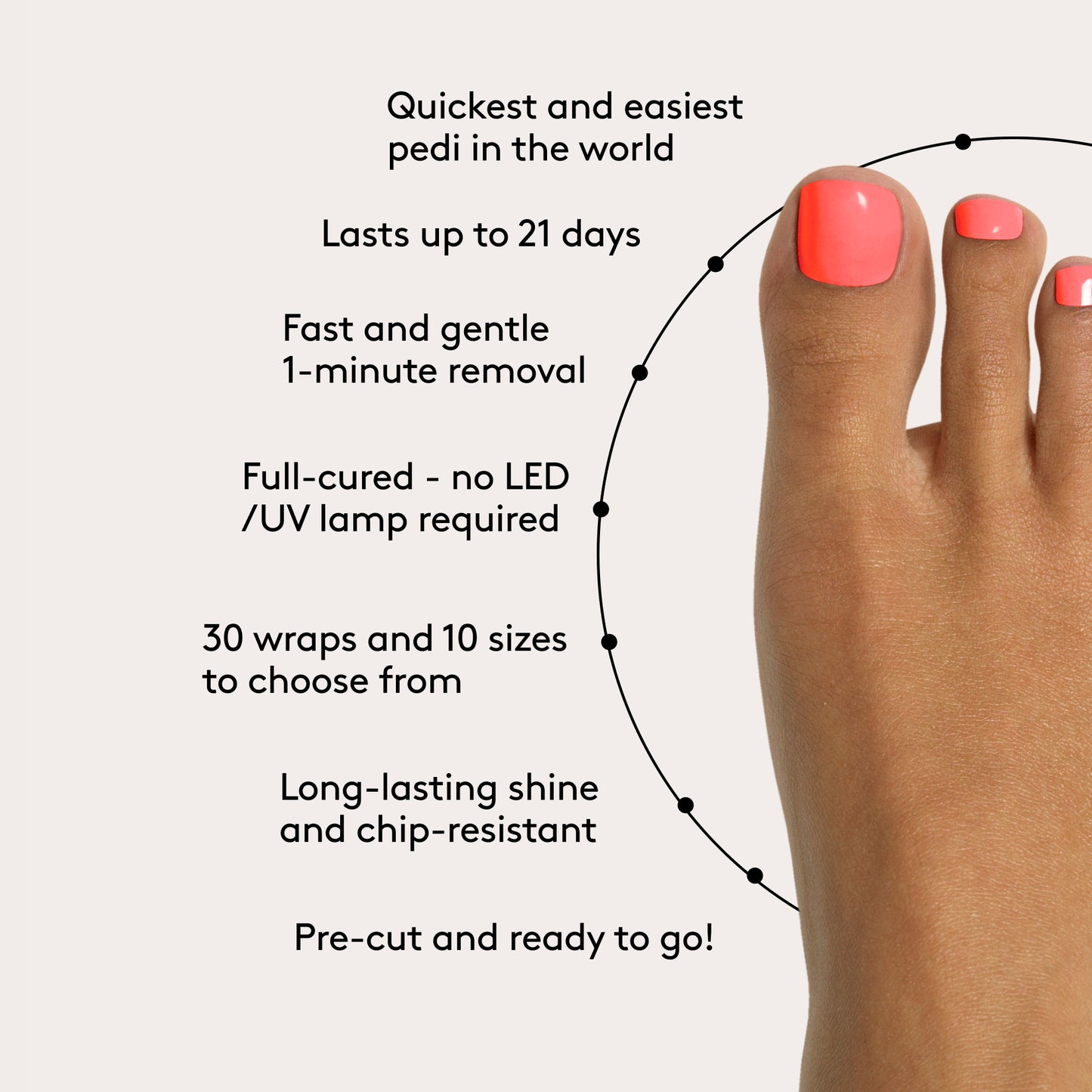 Mylee Gel Toe Wraps - Be Yourself