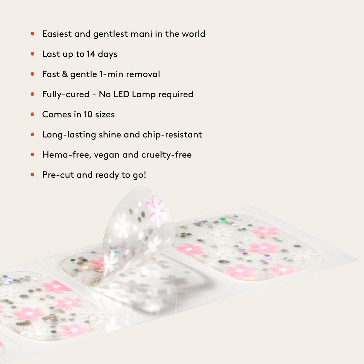 Mylee Gel Nail Wraps - Freshly Picked