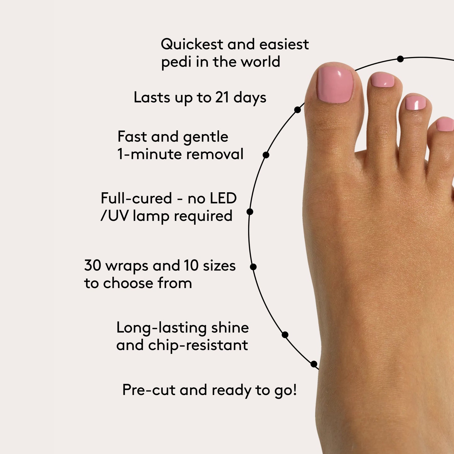 Mylee Gel Toe Wraps - Tainted Love